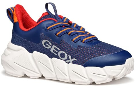 Geox J FLEXYPER Fast Boy - Scarpe da Ginnastica Bambino, Navy,