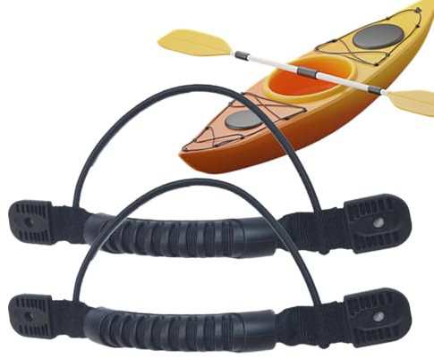 Poignées de rechange pour kayak – Aide au transport de kayak – Légères et robustes – Poignée portable réglable pour monter l'eau sur une valise en plein air
