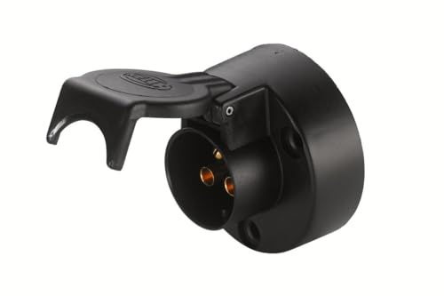 HELLA 8JB 001 933-031 Steckdose - 24V - 3-polig - Stecker: Schraubkontakt - schwarz