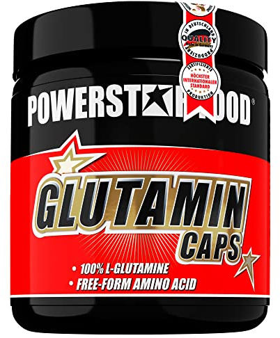 GLUTAMIN CAPS | 300 Kapseln | HOCHDOSIERT | 6.800 mg pro Portion | Semi essentielle Aminosäure | 100% reines L-Glutamin für Muskelaufbau & Regeneration | Laborgeprüfte Pharmaqualität | Deutsche Herstellung