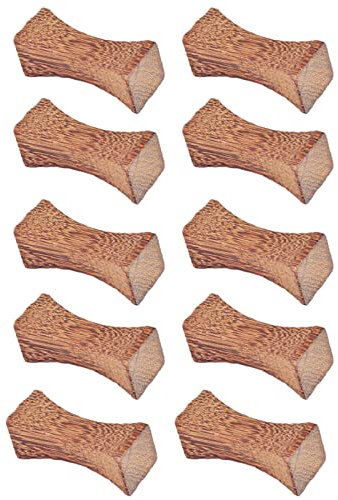 10 Stück Essstäbchen Ablagen, Legierung Essstäbchen Halterung, Fallfest Stäbchen Halter, für Tisch Besteck Set, Restaurants Zubehör(Braun)