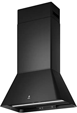 ELICA IKONA BL MAT/A/60 CAPPA A ISOLA NERA 60 CM ILL. LED PRF0164784