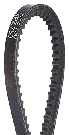 sourcing map XPZ-750 V-Belts Drive Belt 750mm Pitch Girth 10mm Width 8mm Height Rubber for Power Transmission