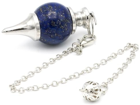 Miracles Minéraux Pendule divinatoire|Radiésthésie|ésothérisme|Pierre Naturelle|Pointe|cône|égyptien Thot|séphoroton|Merkaba|Pyramide (01 Séphoroton | Lapis Lazuli)