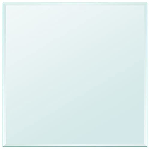 WIFESE Tischplatte Couchtisch Beistelltisch Glasplatte Multiplex Platte Glasplatte Tisch Tabletop Glasscheiben Tischplatten KüChenarbeitsplatte aus GehäRtetem Glas Quadratisch 70x70 cm
