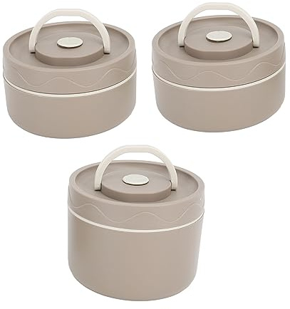 LICAEVEY para Adultos, Juego de Fiambreras Aislantes Portátiles, Fiambreras Apilables de Acero Inoxidable con Bolsa Térmica para Almuerzo Tazón para Sopa, Recipiente para Comida a Prueba