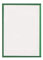 magnetoplan 1130405 magnetofix Magnetrahmen 5 Stück, A3, grün