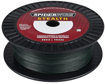 Spiderwire Unisex-Erwachsene SS80G-500 Angelschnur, Moosgrün, 80lb-500yd