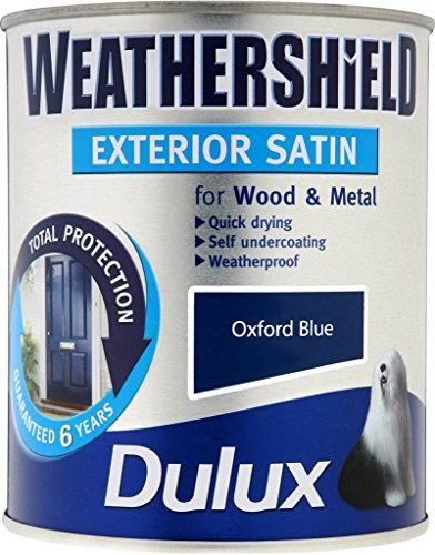 Dulux Weathershield Exterior Satin 750ml Oxford Blue