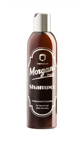 Morgan's Pomade Shampoo para Hombre con Fragancia a Bergamota y Pachulí para Cabello Normal, Estimula la Vitalidad y Brillo del Cabello, Hidrata el Cuero Cabelludo, con Kératina y Aloe Vera 250ml