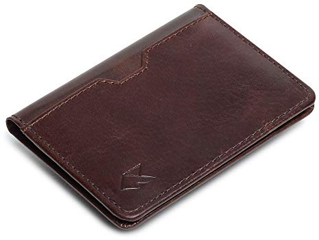 FOXHACKLE Leather Credit Card Wallet for Men and Women, Thin Bifold RFID Blocking Wallet, Slim Front Pocket Minimalist Card Holder Wallet, Small Card Case
