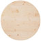 BaraSh Tischplatte Ø70x2,5 cm Massivholz Kiefer Holzplatte Tischplatte Outdoor Wetterfest Tischplatte Outdoor Tischplatte Massivholz