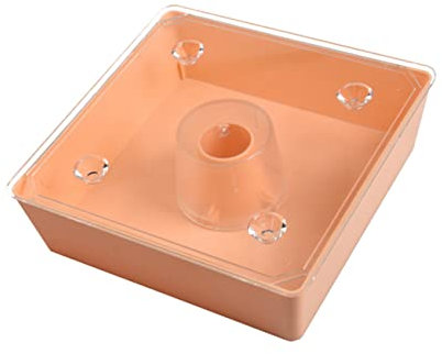 KITANDOVE Kunststoff-Bienenfutterspender Bienenfutterschale Bienenfutterschale einfache Reinigung Bienenbedarf