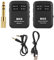 Juqoyue di Trasmissione Monitor Auricolari Wireless A 2,4 GHz, Ricevitore di Trasmissione IEM Ricaricabile, Interruttore Mono/Stereo