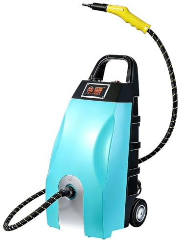 YISHENX Multifunktionell ångtvätt, ångtvätt För Höga Temperaturer, 3,5 L Tank, 230°f Högtemperaturånga, Justerbar ångeffekt, Med Smart Timerdisplay, Bärbara Hjul, Rengör Effektivt Köksfett