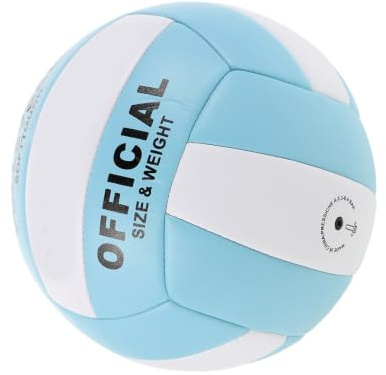 Uonlytech Pallone da Pallavolo Indoor Dimensione 5 in Pu Morbido e Anti Esplosione per Allenamento e Partite Prestazioni Costanti per Adulti e Ragazzi
