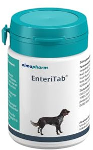 almapharm EnteriTab 20 Tabletten | 20 Tabletten | Diätergänzungsfuttermittel für Hunde | Kann bei akuter Resorptionsstörung des Darms unterstützen