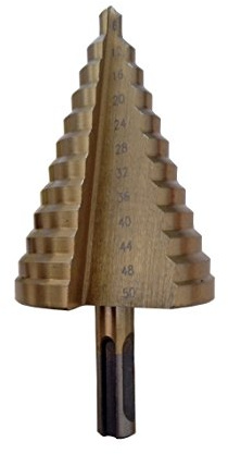 Fresa/Punta conica allargafori scalino/gradino HSS attacco SDS Plus 6-55mm