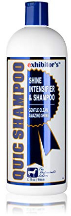 Exhibitor's Quic Shampoo 32 oz for All Coat Colors Shine Intensifier, Clear