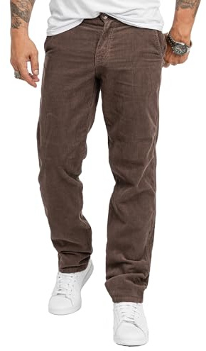 Rock Creek herr manchesterbyxor normal passform chinos byxor manchesterbyxor robusta herrbyxor klassiska längder tillgängliga RC-2156, Mocca, 29W / 32L