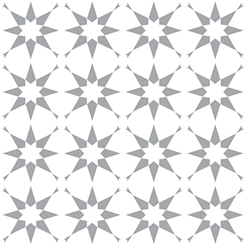 Create Your World Patio Tile Reusable Stencils for 30cm, 45cm and 60cm Garden slabs, Walls, Floors & Furniture Stardust Design (60CM X 60CM)