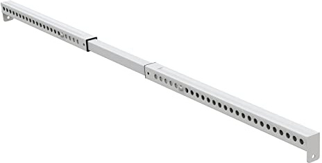 Adjustable Window Security Bar, Child Safety Patio Sliding Door Lock, Sturdy Steel, Extends from 16 3/4 to 44