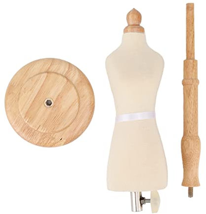 Abito Torso Manichino Femminile, Modulo Abito da Cucito Modulo Abito Femminile Modulo Abito da Cucito Femminile con Base in Legno per Sartoria Professionale
