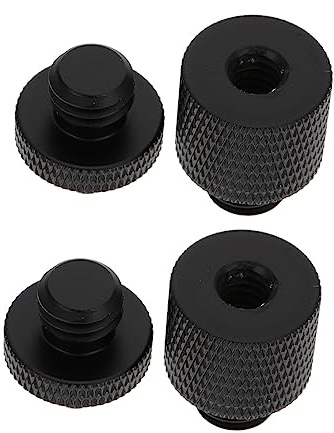 TOYANDONA 4piezas Soporte de Tornillo para Cámara de Aleación de Aluminio Tornillos Duraderos para Soporte de Micrófono Accesorios para Micrófonos para Montaje Trípode de Cámara