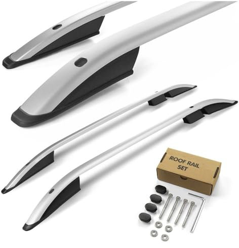 CHROMEMASTER | Barre da Tetto, Rail Tetto Compatibile con Mitsubishi L200 2015-2022; Sono Utilizzate per il Montaggio di Portapacchi, Box da Tetto o Portabiciclette | Costruzione in Alluminio