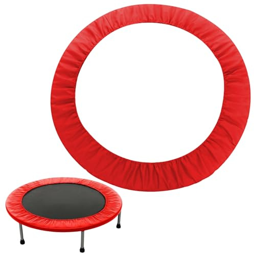 HoveeLuty Housse de Protection pour Ressort de Trampoline Ronde 101 cm pour Enfants, avec élastique, Doublure en éponge, Tissu Oxford résistant à l'abrasion, Coussin Remplacement pour Trampoline Roug