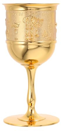 CIYODO Verre à Vin Vintage en Alliage de Zinc Calice Multifonction Orné de Gravures Délicates Verre à Liqueur Décoratif pour Spiritueux et Fêtes Accessoire Élégant Maison Style