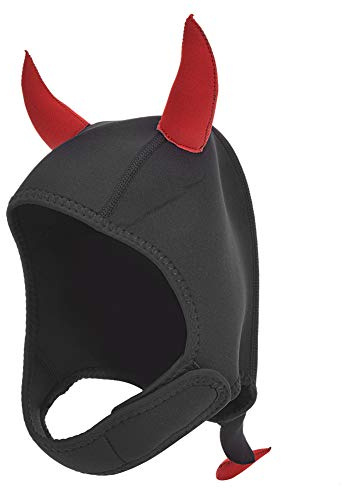 baginbaginbag Gorro de neopreno con diseño de animales de buceo (rojo)