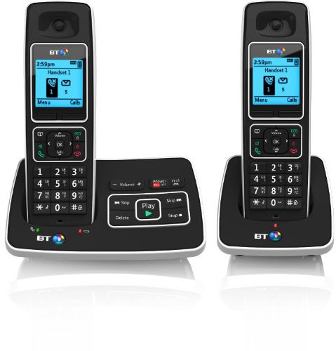 BT 6500 Cordless DECT Phone with Answer Machine and the Popular Nuisance Call Blocking Feature (Pack of 2 Handsets) BT6500 Twin