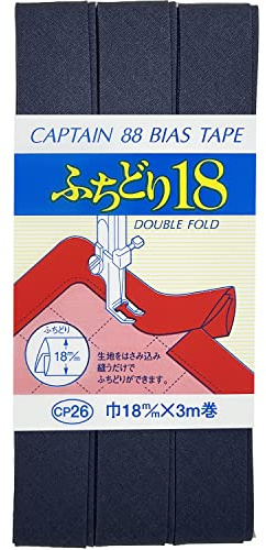 CAPTAIN88 hutidori 18 Bias Tape Width 18mmx3 m Winding [COL – 531] CP26 – 531
