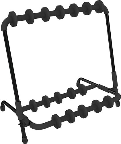 QUIK LOK - GS/350 SUPPORTO MULTIPLO UNIVERSALE, Supporto Multiplo Universale per Chitarra e Basso, Colore Nero