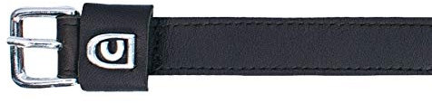 Cavallo Sporenriemen Kalbsleder vers. Farben, Farbe:schwarz