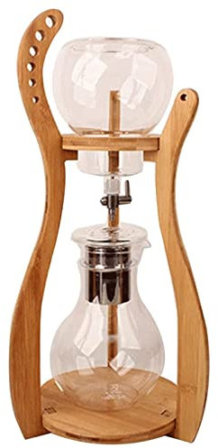Professionell Modern Cold Brew kaffebryggare, 800ML/27OZ sifonkaffebryggare, justerbart vattenflöde, isdroppande kaffebryggare för hemmakontoret Kaffekanna
