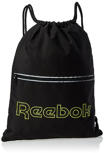 Reebok Adisson Mochila Saco, Negro, 35x44 cms