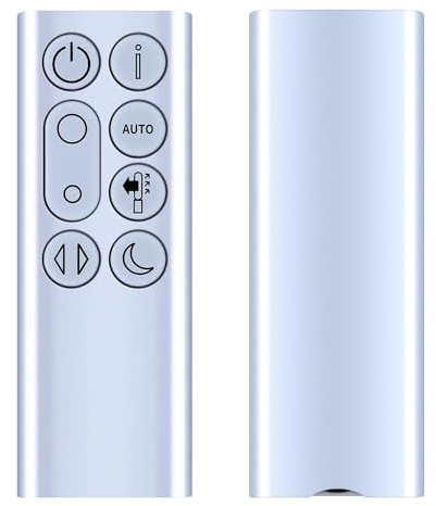 GOUYESHO New Replacement Remote Control for Dyson Fan TP04 TP06 TP07 TP09 DP04 TP4A TP4B (Sliver), Without Magnetic Function, No Setup Required