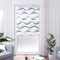 K-Home Klemmfix Doppelrollo Madrid ohne Bohren Bedruckt Welle Grau 80 x 200 cm (B x L)