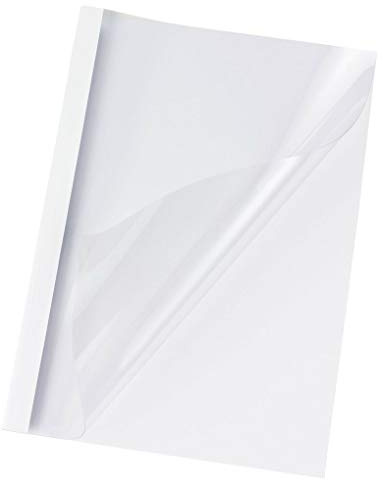 VEPATIM 10 Thermobindemappen A4 3mm für 30 Blatt weiß