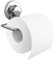Poywaze Toilet Roll Holder Suction Cup, Toilet Paper Holder SUS 304 Stainless Steel, No Drilling, Waterproof, Rustproof, Silver Bathroom Accessory