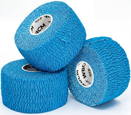 WARM BODY COLD MIND Lifting Thumb Tape pour haltérophilie | 3,8 cm x 6,3 m | Ruban Hook Grip pour salle de sport, powerlifting, soulevé de terre, musculation, enroulement athlétique doigt