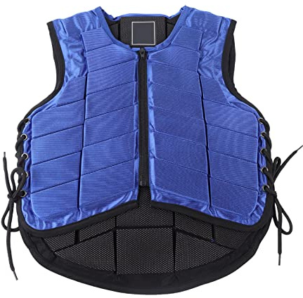 HERCHR Gilet d'équitation rembourré en EVA de sécurité Professionnelle, Gilet de sécurité équestre pour Enfants Filles, Gilet de Protection Confortable pour l'entraînement à (CL)