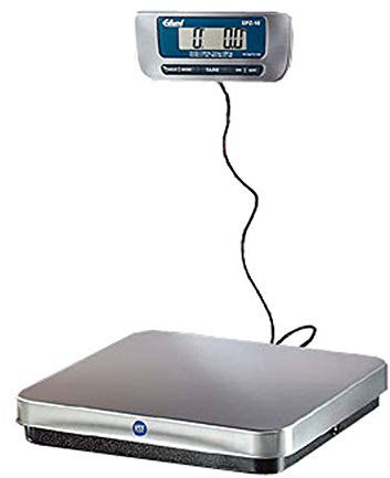 Edlund EPZ-20 20 lbs Digital Pizza Scale | Countertop Food Preparation Kitchen Accessory with 12.25 x 12.5 Platform for Restaurant Buffet Pizzateria, 12.25L x 12.5W x 12.25H, Stainless Steel, NSF