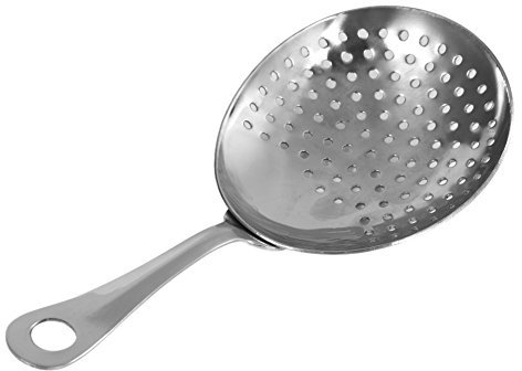 Cuillère à Passoire Bar, Outil de Sommelier de Crépine, de Cocktail avec Poignée 304, en Acier Inoxydable pour Bar, de Barre de Cuisine