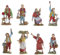 Moranduzzo Ensemble 8 Métiers pour Crèche de 8 Cm Échelle 1:22 - Figurines de Crèche Indestructibles - Style 700', Peinture Finition à la Main, Produit Officiel, Fabriqué en Italie, Sculpteur M. Landi