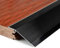 KGAILL 10cm Übergangsprofil aus Aluminium Boden Übergangsleiste Abschlussprofil, Höhenausgleichsprofil 40mm Übergangsschiene für Holz Zu Fliesen(Color:Black,Size:70cm/27.5)
