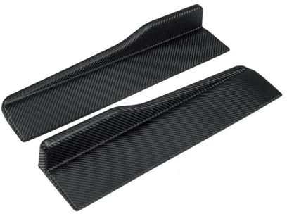 Canard Spoiler Splitter Seitenschweller-Kit Universal-Split-Kit Für Breite Karosserien Von Autos Modifizierte Seitenschweller Schweller Anti-Kratz-Winglet-Flügel Stoßstange Karosserieschürze Lippen Wi