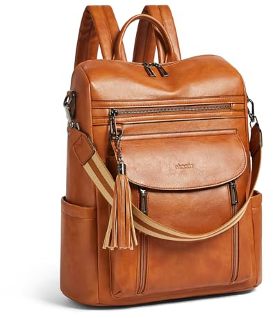 Laptopryggsäck för kvinnor 15,6 tum, reseläderryggsäck sjuksköterska lärare handbagage ryggsäck datorväska, professionell vattentålig högskola affärsarbete casual dagsryggsäck
